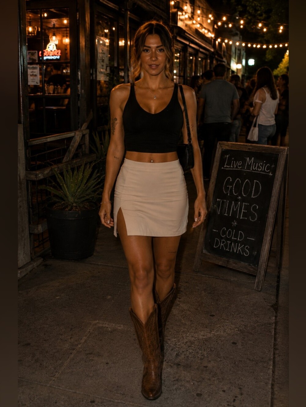 🔥🔥2 for $20🔥🔥Elegant Cream Women's Skirt